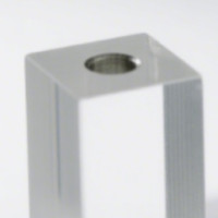 拓海 剪切刀样条 120*20*8mm 中间开孔 材质:亚克力板 100个起订 货期10天 无质保 单位:个