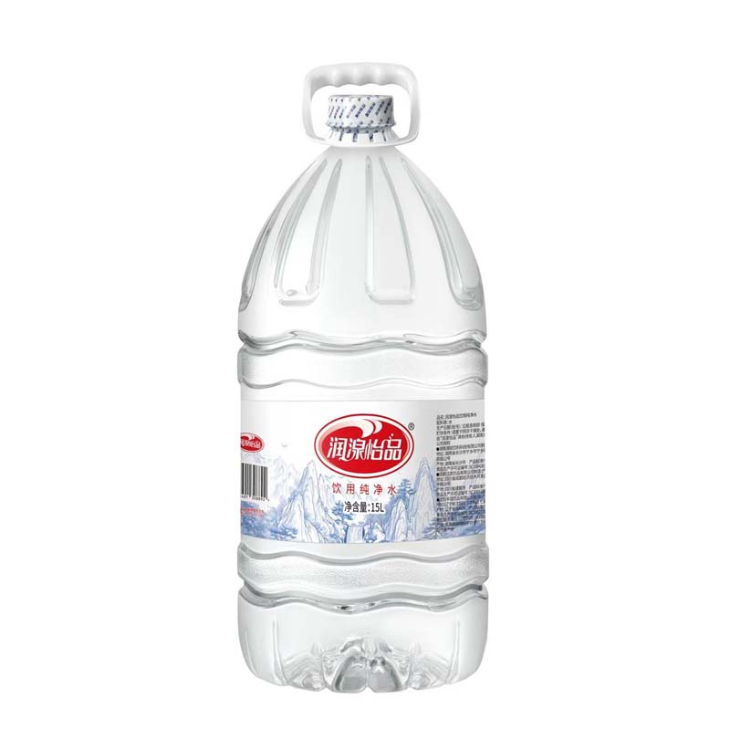 润湶怡品桶装纯净水 15升桶装纯净水(一次性桶)高清大图