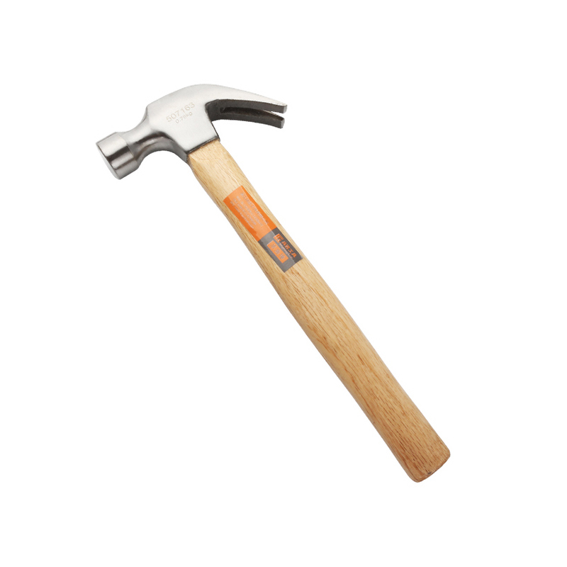 迷你羊角锤木柄起钉锤木工锤小铁锤子铁榔头一体连体锤工具木柄羊角锤