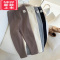可莉允tangyuan妈儿童复合一体牛奶蛋白绒打底裤女童加绒小狗修身保暖童保暖裤