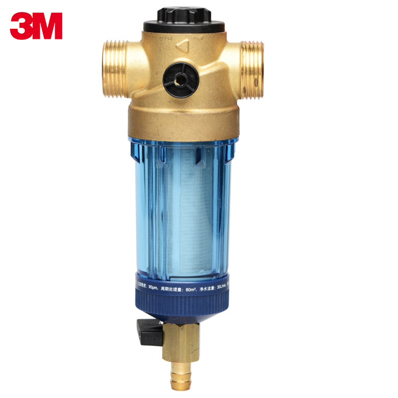 3M(3M)家用中央前置过滤器3CP-F020-5型家用净水机 90微米过滤精度 主水管安装方式 入户过滤