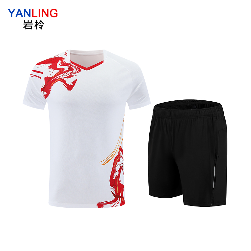 岩柃 乒羽运动套装 25YYDTZ048高清大图