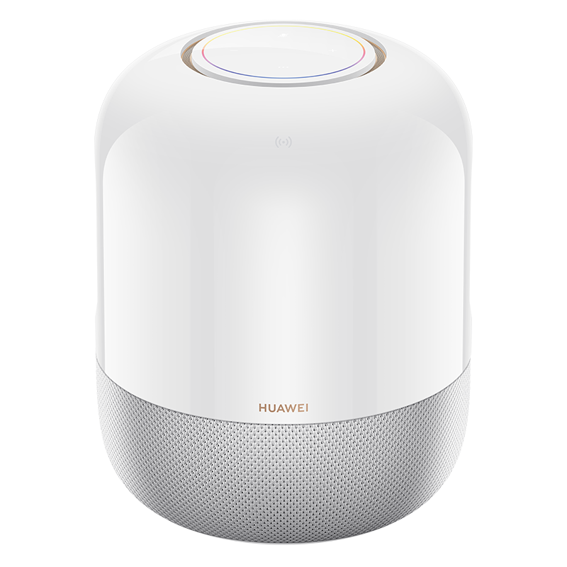 华为(HUAWEI)华为 Sound 智能音箱 (白金色) 一碰传音 帝瓦雷四喇叭 Hi-Res无损音质 HiLink