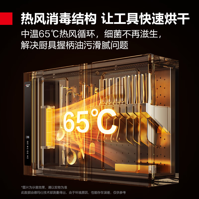 德玛仕工具消毒柜XDZ90-D2F 壁挂工具消毒 工具刀具组合架 紫外线臭氧高清大图