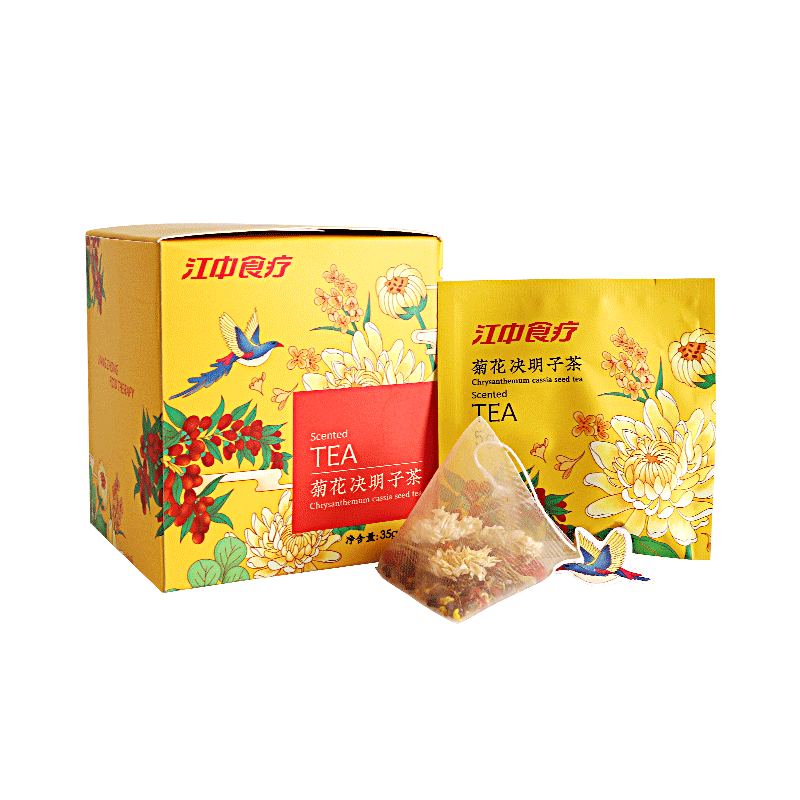 菊花枸杞决明子茶金银花茶桂花养生清热降火茶搭去肝清火茶5g*7包
