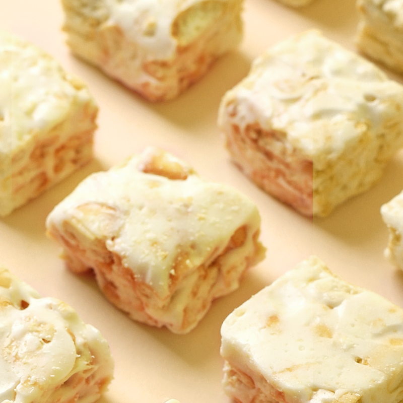 苏宁宜品奶酥酥奶香草莓抹茶网红雪花酥100g*5袋休闲零食(奶香味2袋草莓味2袋抹茶味1袋)