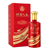 五粮液股份公司出品 财富人生 醇酿(红瓶) 52度 500ml单瓶装 浓香型白酒