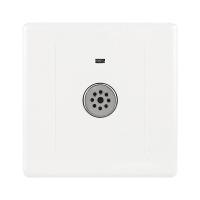 木林森 声光控开关 86型 暗装声光控 延时楼道感应家用开关面板 白色