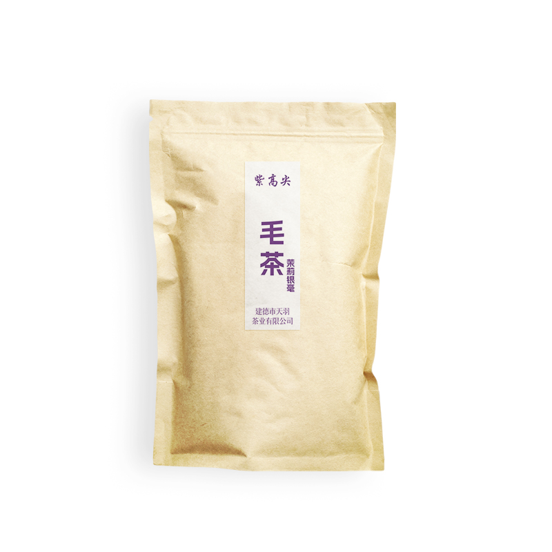 紫高尖毛茶茉莉花茶（银毫）1kg袋装