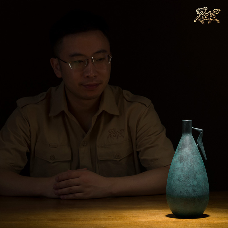 美帮汇全铜摆件《高冈铜器之鸟耳利久》 家居饰品 花瓶高清大图