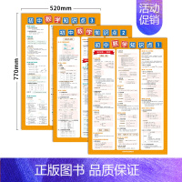 数学知识点(3张) 初中通用 [正版]初中物理知识盘点挂图公式大全知识点汇总海报物理公式实验七八九年级物理知识点挂图墙贴