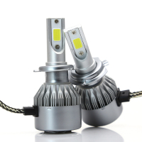 安尔斯汽车led大灯C6 LED汽车大灯 汽车大灯通用国产灯泡 led车灯H1/H3/H4/H7/900628W汽车照明