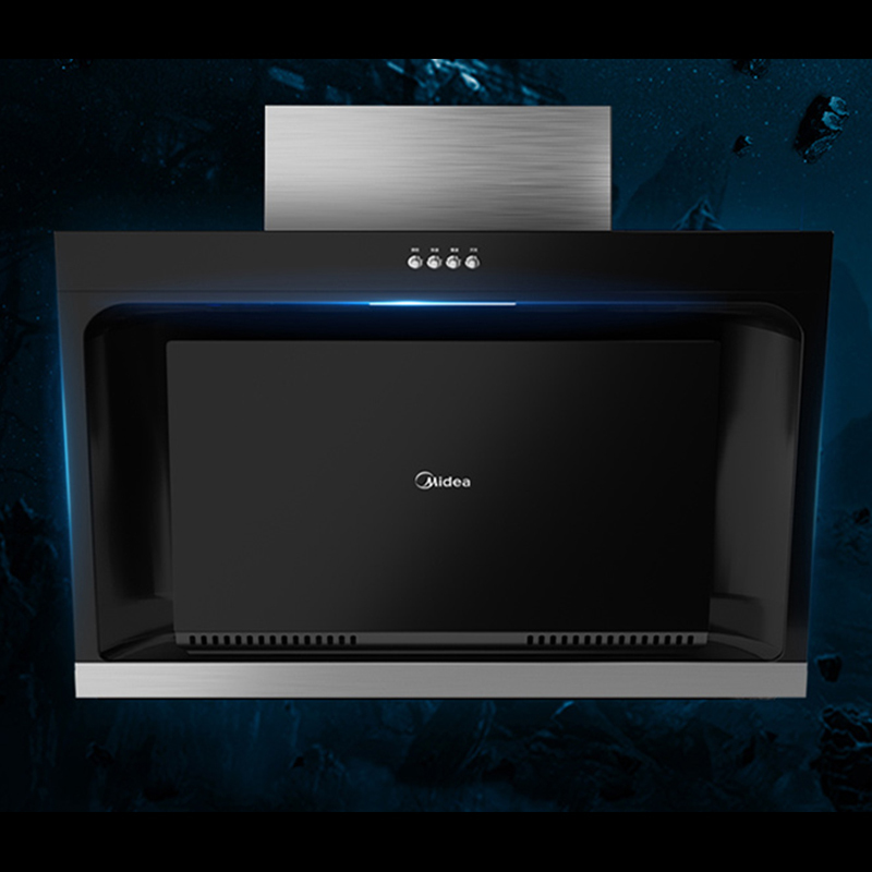 美的(midea)cxw-280-b60 油烟机 侧吸 抽油烟机 家用 17爆炒大吸力 吸