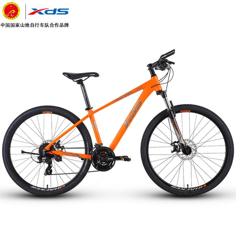 喜德盛 黑客500新品 27.5寸*15.5架高 黑/红 山地24速铝合金车架碟刹培林花鼓2022版 黑/红