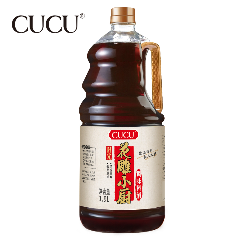 CUCU 花雕小厨调味料酒1.9L