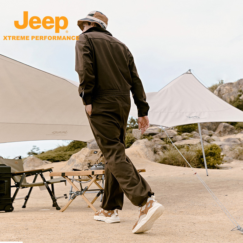 Jeep吉普户外休闲鞋新款登山鞋男防滑耐磨缓震运动鞋防撞回弹徒步鞋