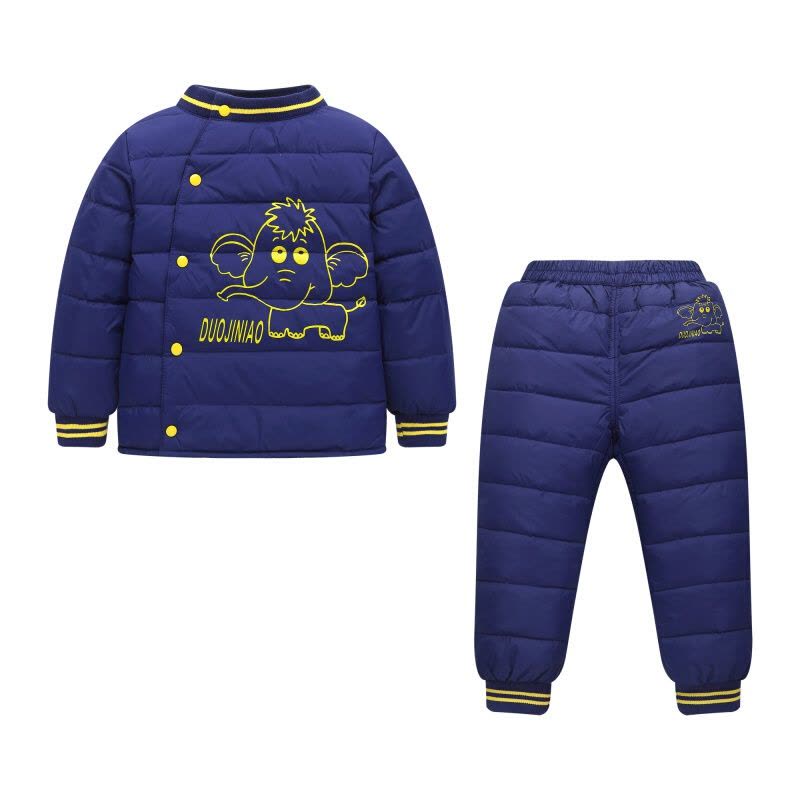 迪鲁奥(DILUAO)反季儿童羽绒服套装加厚款男女宝宝保暖内胆婴儿装两件冬图片