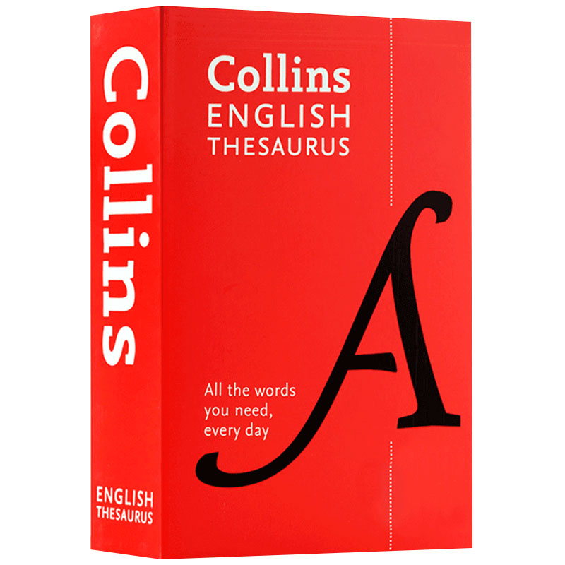 柯林斯英语同义词词典 [正版]柯林斯英语同义词词典 英文原版 Collins English Thesaurus 日常英高清大图