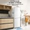 美的(Midea)186升两门二门双开门节能低噪租房小型迷你家用电冰箱MR-195WE白色 风冷无霜迷你小冰箱国补