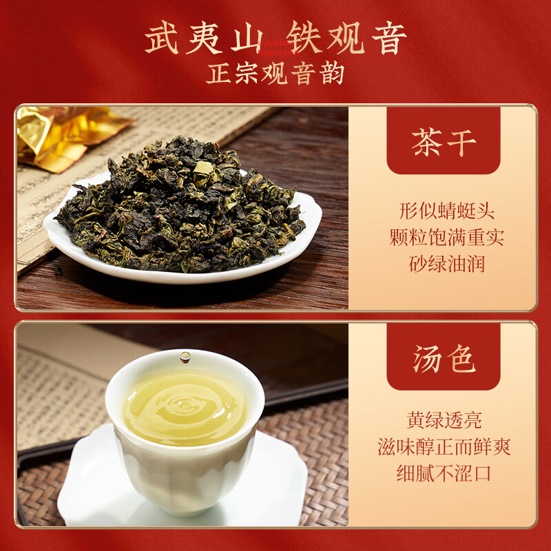 华祥苑 EMPEREUR华祥庄园-264g星想福至金骏眉+大红袍+清香铁观音组合高清大图