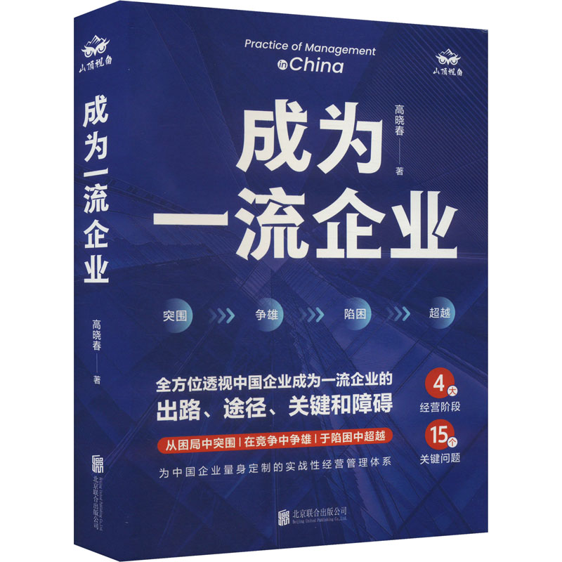 [M]成为一流企业-9787559677105高清大图
