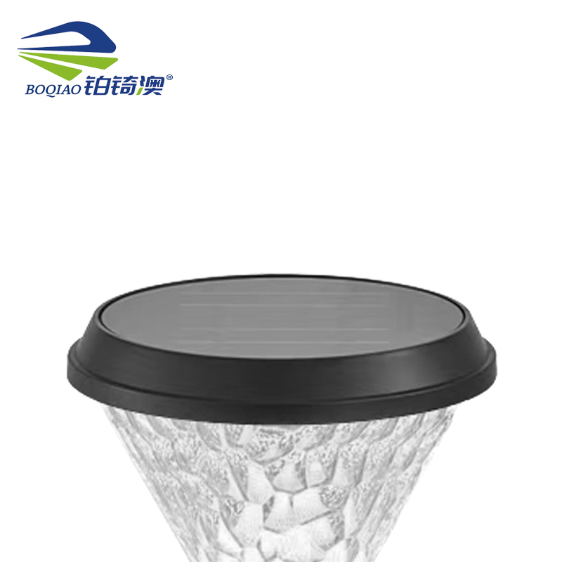 铂锜澳 大圆形太阳能草坪灯 245*675mm-白光暖光 个高清大图