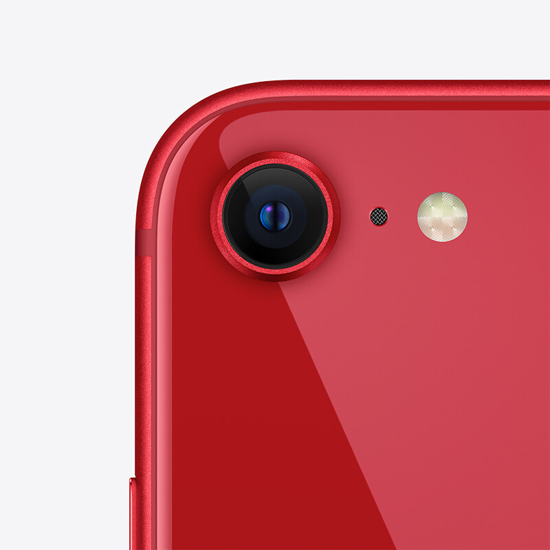 [2022新款]Apple 苹果 iPhone SE3移动联通电信5G 全网通手机 4.7寸 美版有锁裸机 128GB 红色