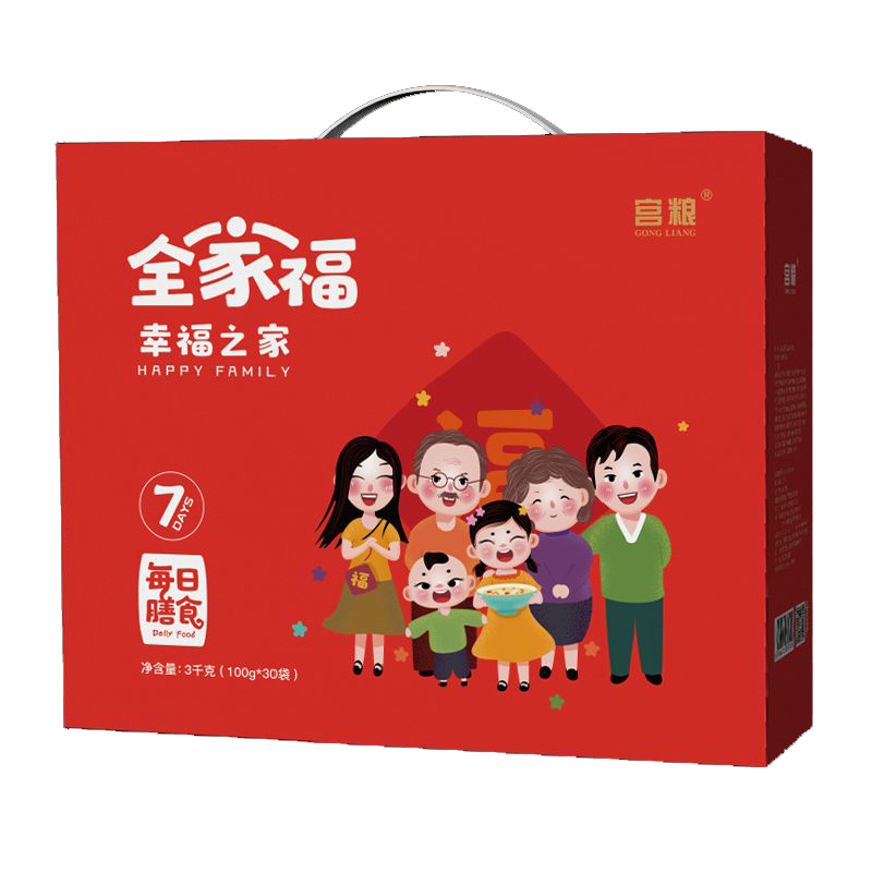 宫粮 膳食营养粥—韵味宫粮3kg 盒高清大图