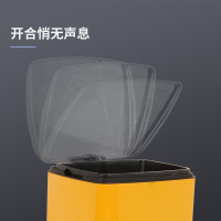 绵冠MIANGUAN废弃口罩垃圾桶专用桶脚踏式带盖不锈钢医疗污物回收桶箱零免接触