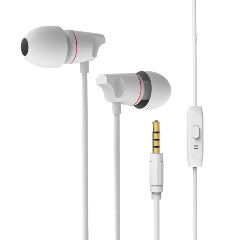 赛歌图H21手机耳机入耳式平板电脑耳麦重低音立体声线控耳塞 黑色 3.5 接口