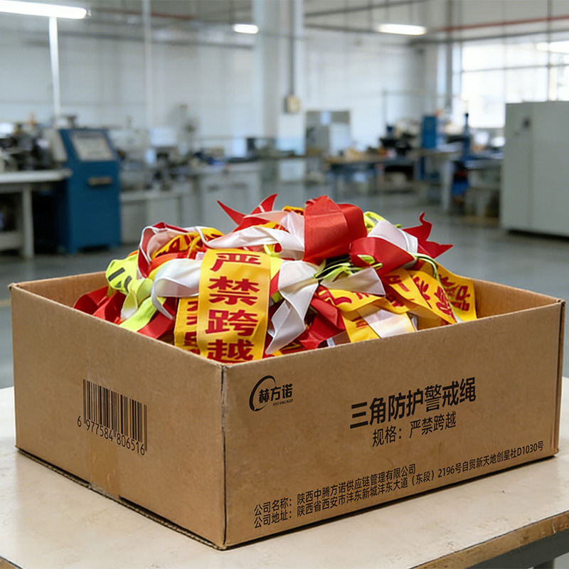 赫方诺 三角防护警戒绳 严禁跨越 米高清大图