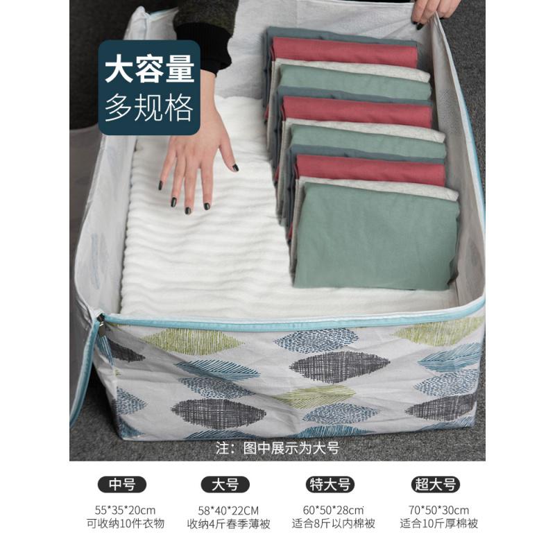 家柏饰(CORATED)装被子子收纳袋防潮整理袋衣物防霉搬家打包袋子防水被子收纳袋高清大图