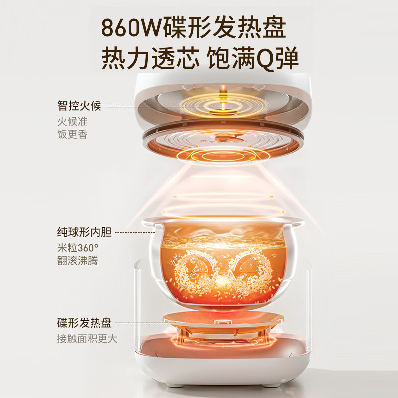 九阳0涂层电饭煲 F-40F9929L高清大图