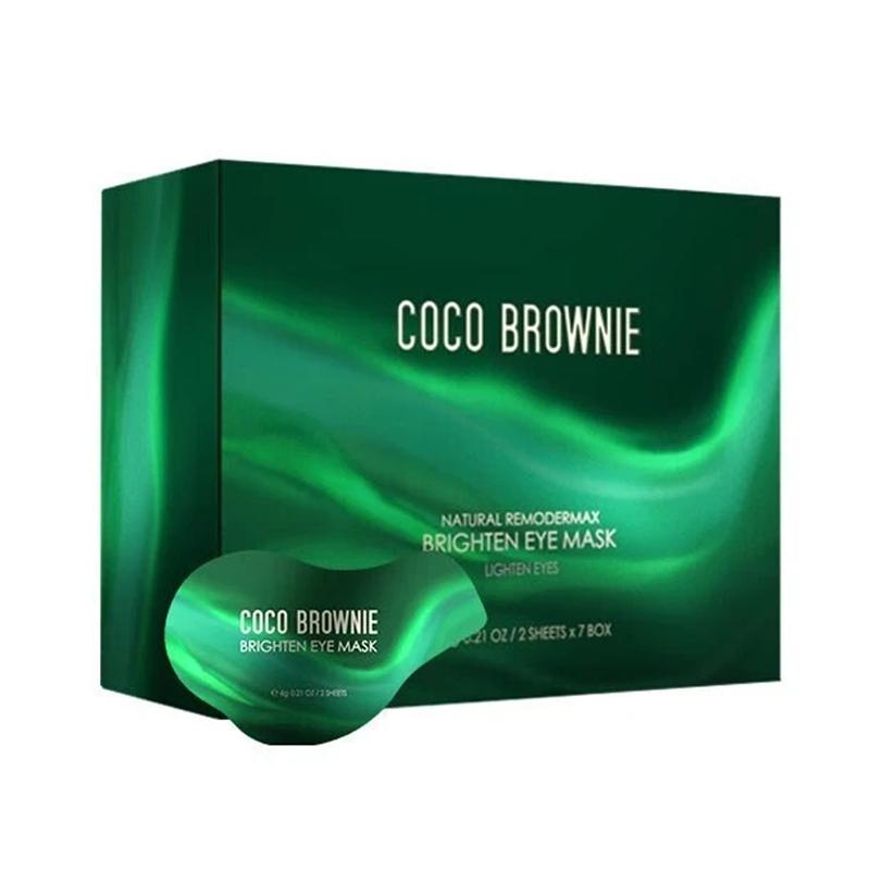 可莱尼(coco brownie)虾青素眼膜7对/盒 补水保湿焕亮改善黑眼圈眼贴