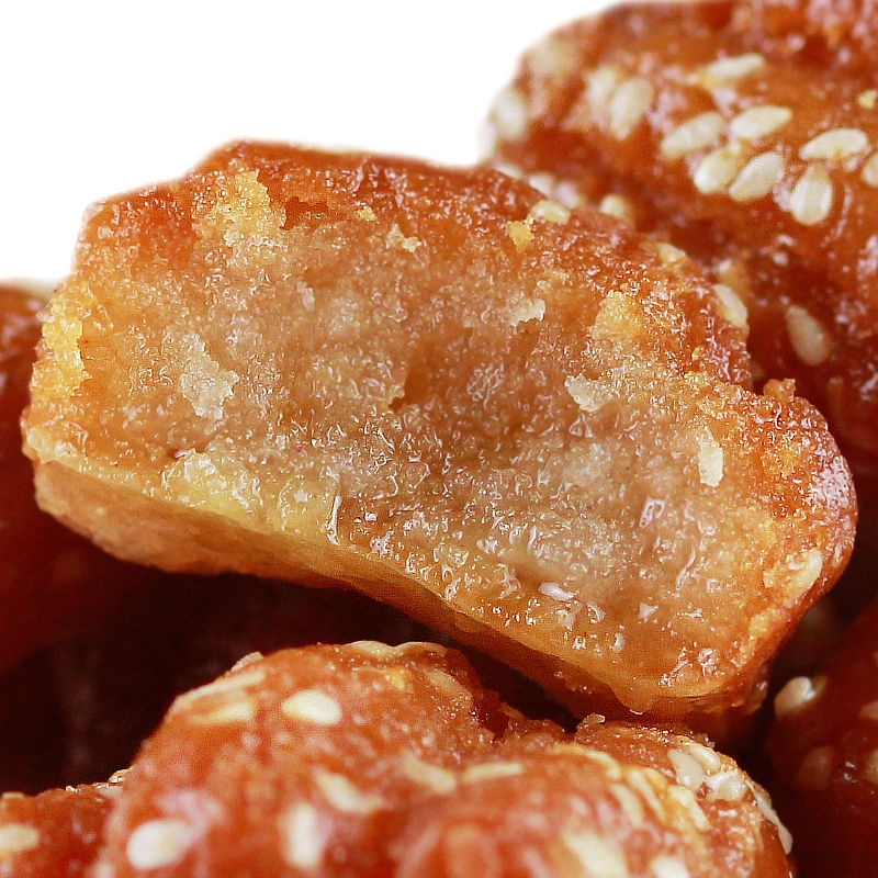 爆浆蜜三刀果子山东特产零食小吃传统糕点多规格蜜三刀密翻花1斤装送1