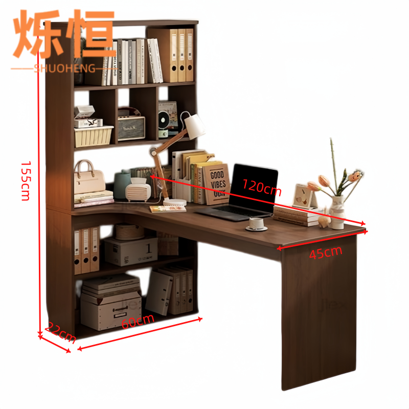 烁恒 转角书桌 80*45*150 个高清大图