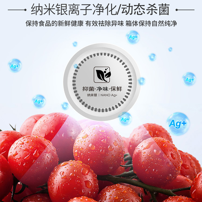 澳柯玛151升冰柜冷藏冷冻可切换单温柜小型家用一级节能冷柜减霜净味抑菌钢化玻璃面板BC/BD-151GX高清大图
