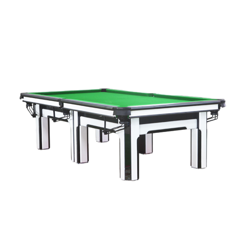 赤道线 9尺台球标准型成人中式黑八台球美式台钢库球房台球桌黑白 高配CDX-A492S-P207HB高清大图