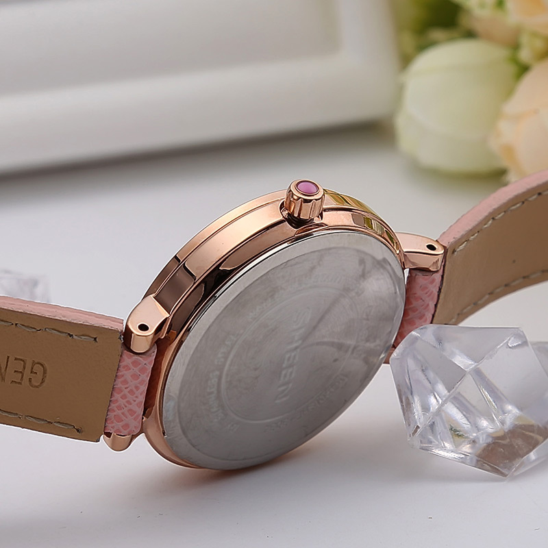 CASIO卡西欧Sheen系列淑女简约优雅女表水晶石英表女士