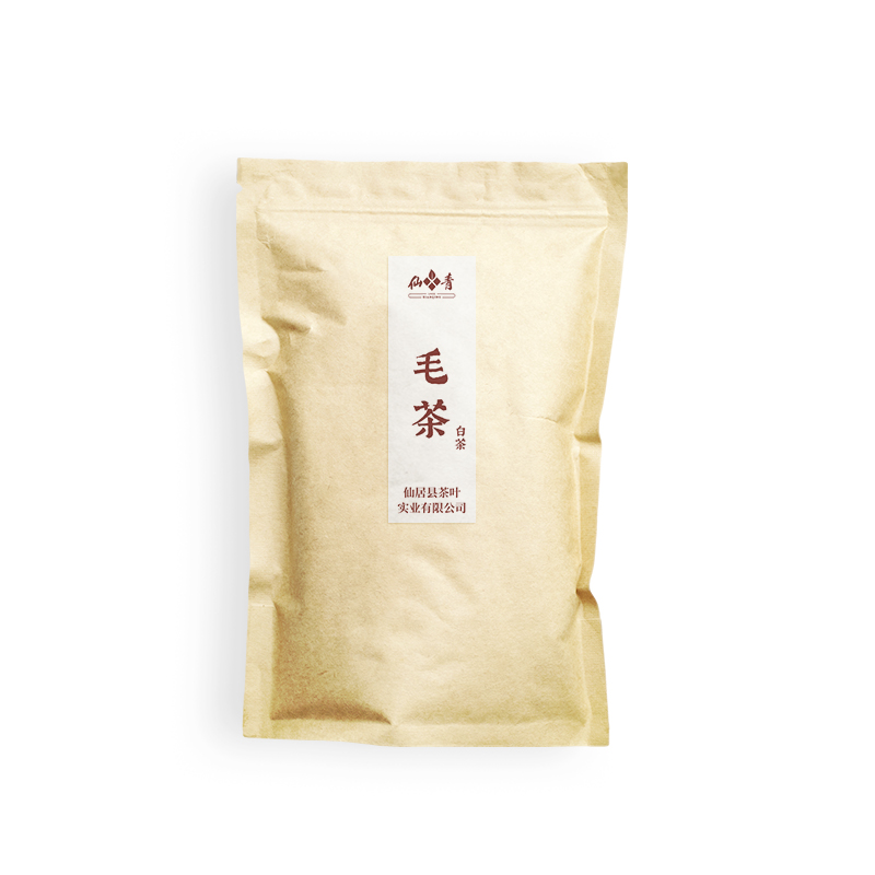仙青毛茶白茶1kg袋装高清大图