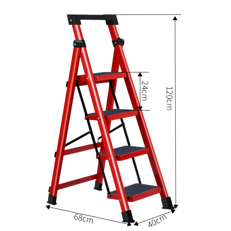 芙首泰折叠梯四步400*680*1200mm把高清大图