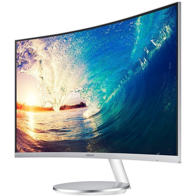 三星(SAMSUNG)C27F591FDC27英寸显示器(曲面 窄边框 内置音箱 HDMI/DP FreeSync)