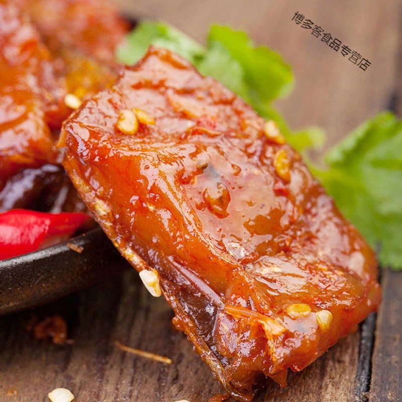 鱼排超辣2包洞庭风味特产香辣鱼尾零食鱼干年货批发图片