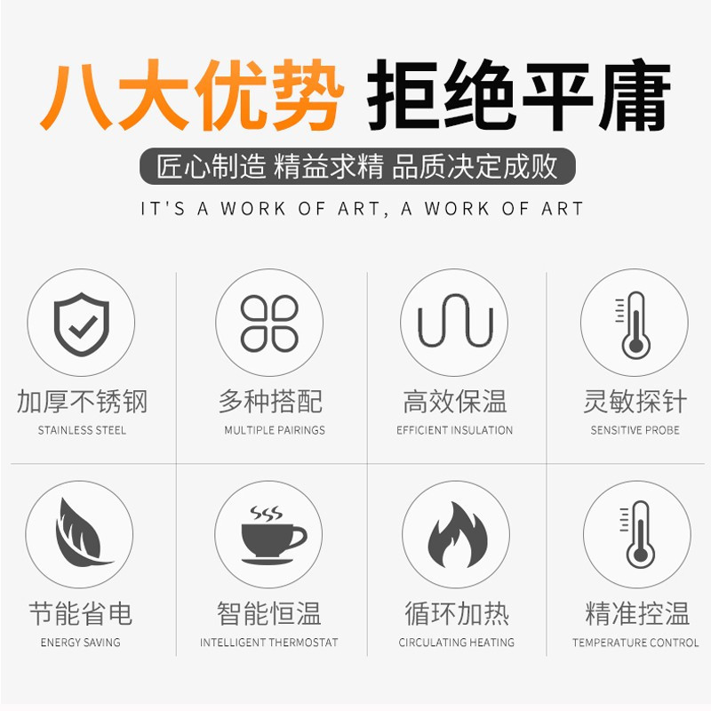 意黛斯YIDAISI商用不锈钢食堂分餐台饭打菜台自助售菜餐车4格0.8mm厚含4大盒YDS-BWSFC-4408组装款