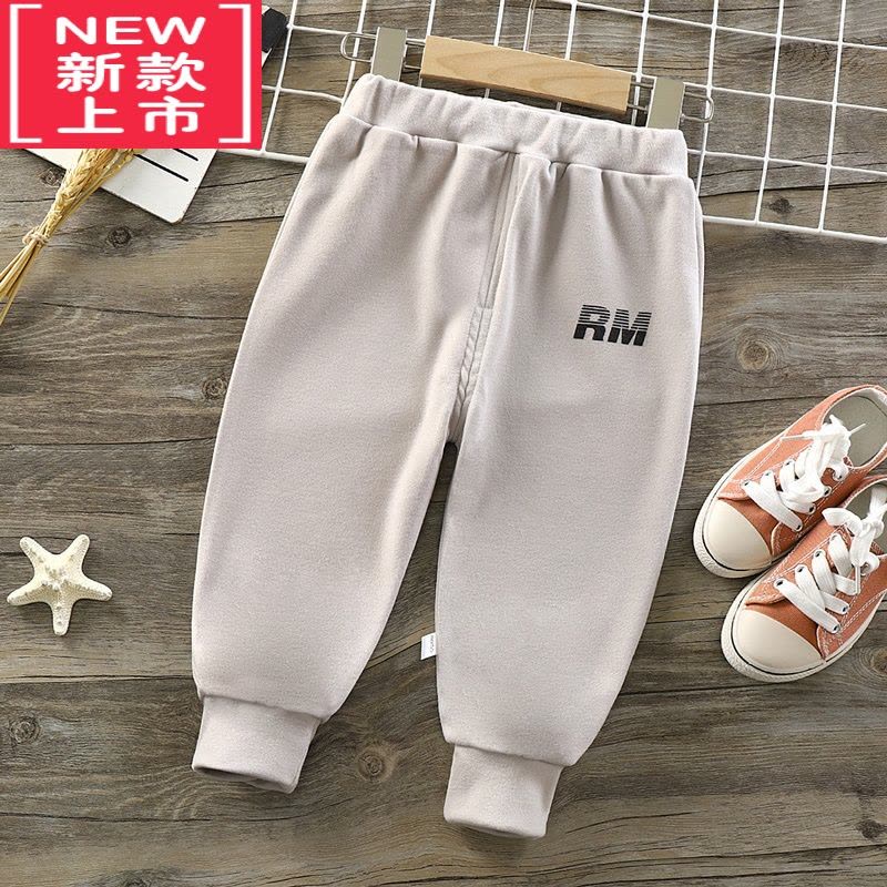 可莉允儿童德绒裤子加厚秋款季婴儿秋冬衣服男女宝宝秋裤保暖内衣保暖裤图片