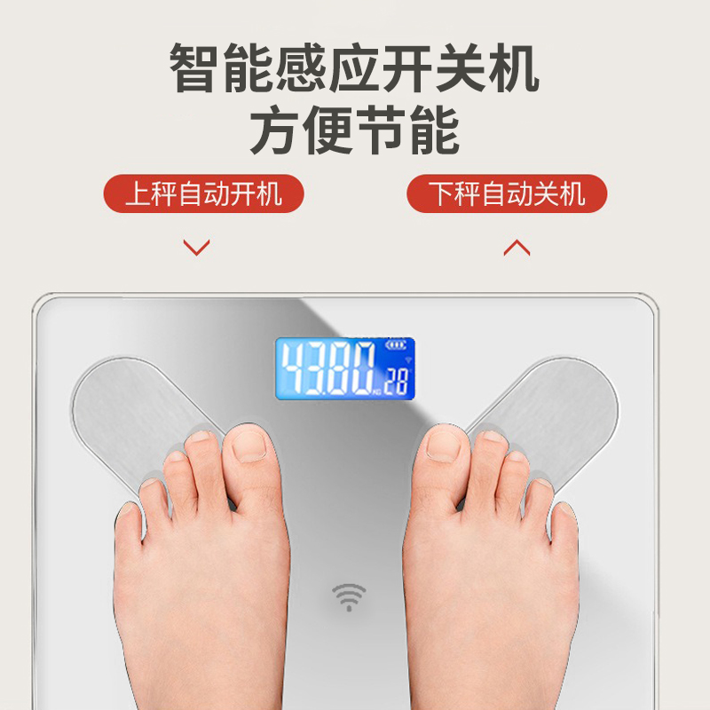 美穗吉家 蓝牙体脂秤(USB充电款)高清大图