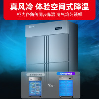 星星(XINGX) 1400升铜管风冷冷冻厨房冰箱酒店餐饮后厨展示柜 风冷无霜 铜管 数字电子温控 BD-1460FA