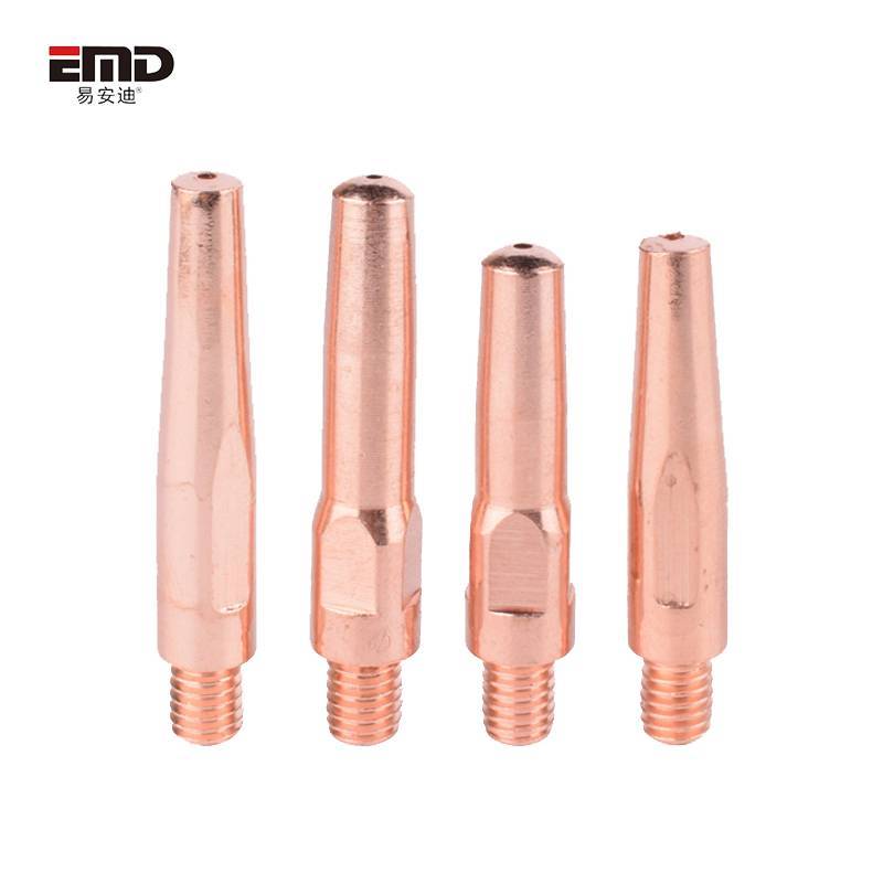 易安迪 气保焊导电嘴 紫铜M6*40*1.0mm 10支 盒高清大图