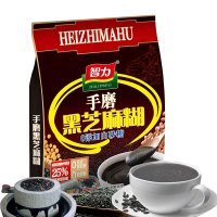 智力 手磨黑芝麻糊720g(内含18小包) 黑芝麻糊谷物营养早餐代餐