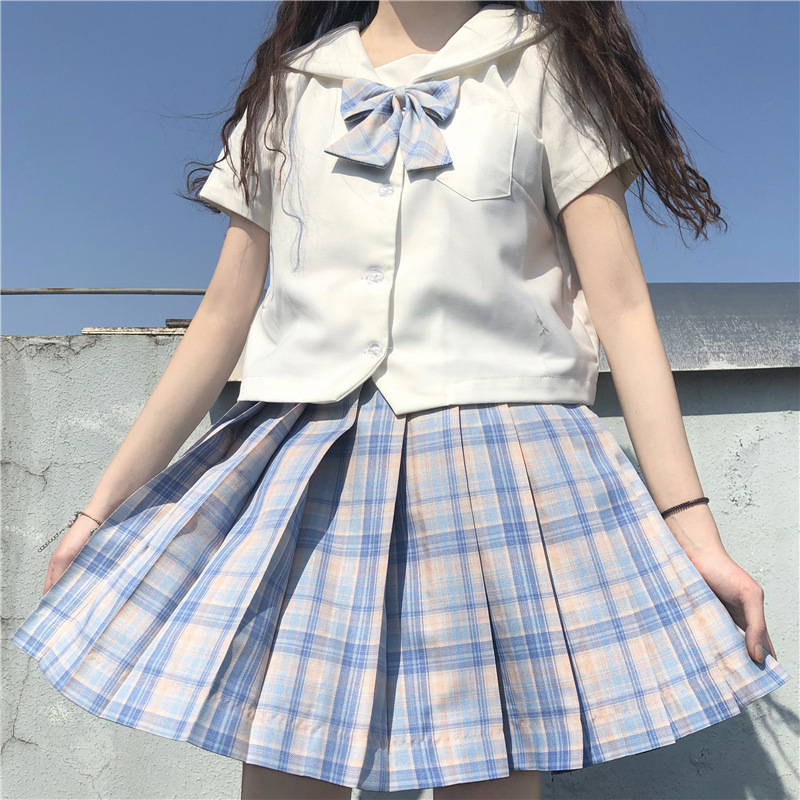 jk服裙正版套装女夏季短袖原创刺绣开襟短袖服百搭学生学风视频介绍_jk服裙正版套装女夏季短袖原创刺绣开襟短袖服百搭学生学风功能演示视频-苏宁易购 服